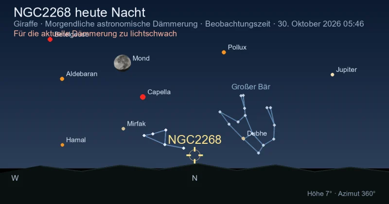 NGC2268 heute Nacht