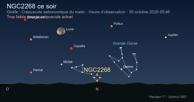 NGC2268 ce soir