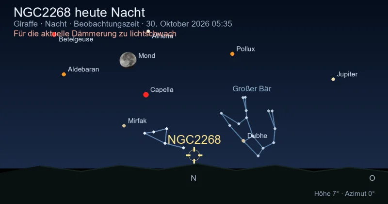 NGC2268 heute Nacht