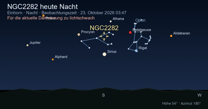 NGC2282 heute Nacht