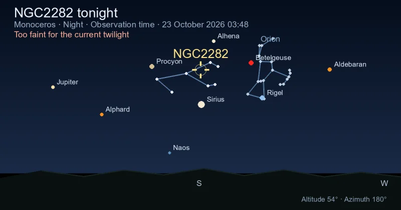NGC2282 tonight