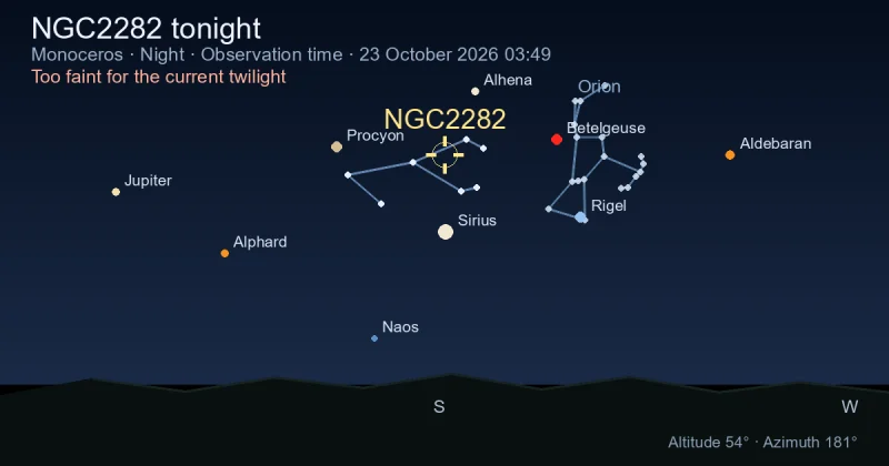 NGC2282 tonight