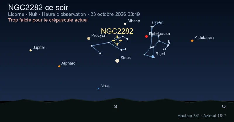 NGC2282 ce soir