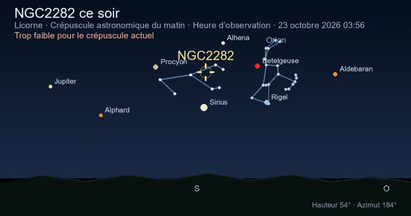 NGC2282 ce soir