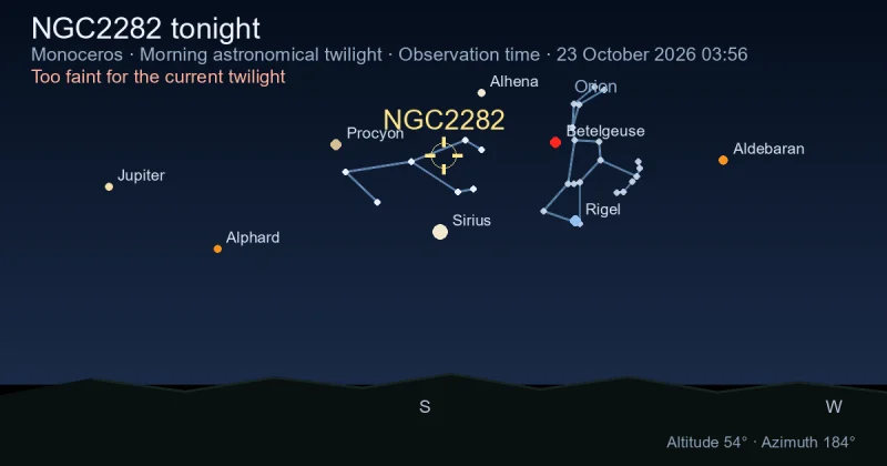 NGC2282 tonight