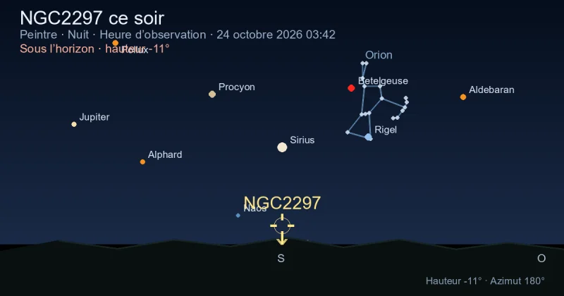 NGC2297 ce soir
