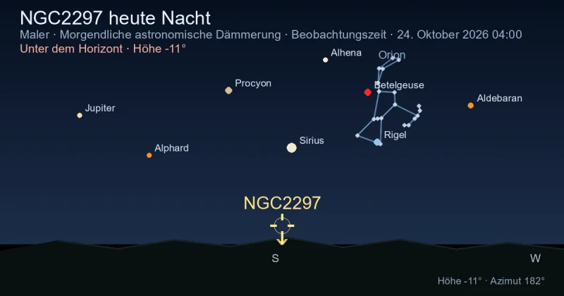 NGC2297 heute Nacht