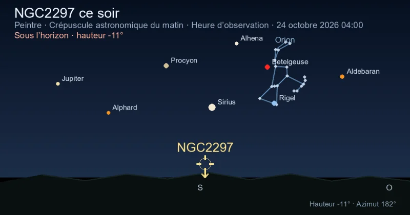 NGC2297 ce soir