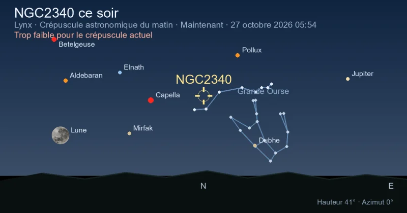 NGC2340 ce soir