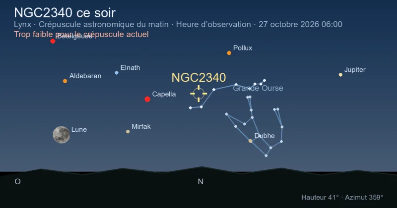 NGC2340 ce soir