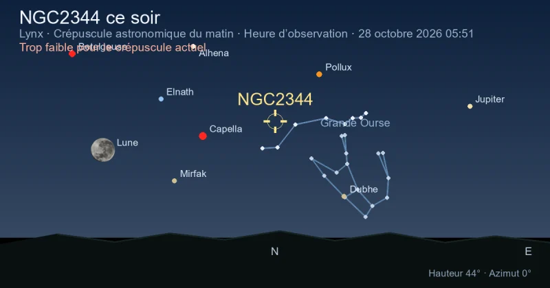 NGC2344 ce soir