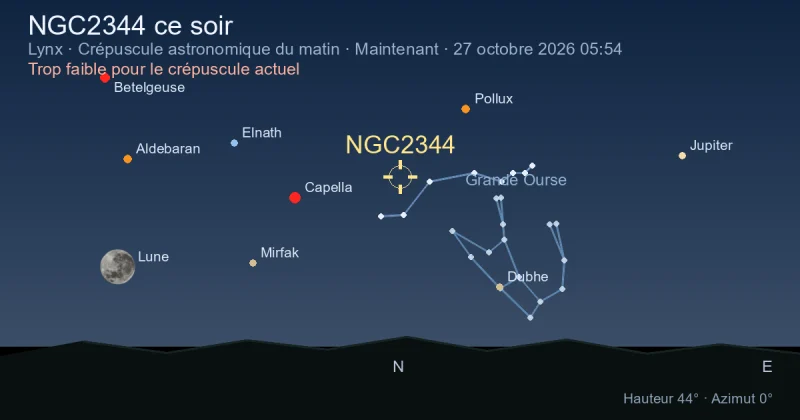 NGC2344 ce soir
