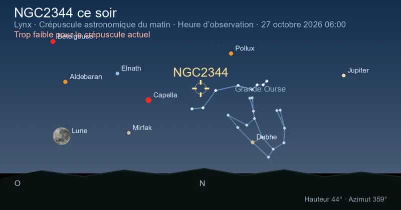 NGC2344 ce soir