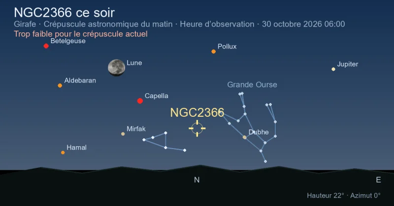 NGC2366 ce soir