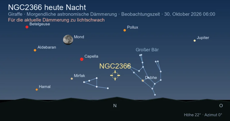 NGC2366 heute Nacht