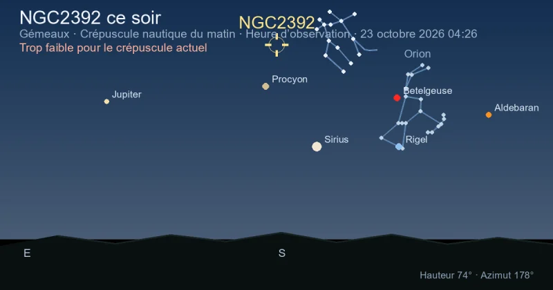 NGC2392 ce soir