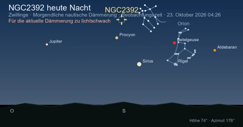 NGC2392 heute Nacht