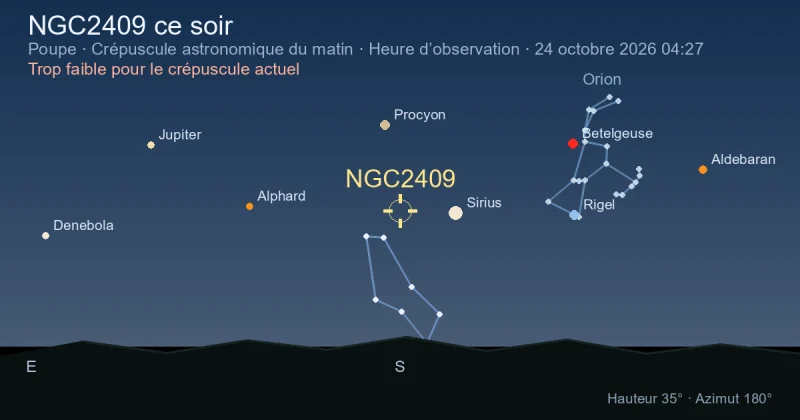 NGC2409 ce soir