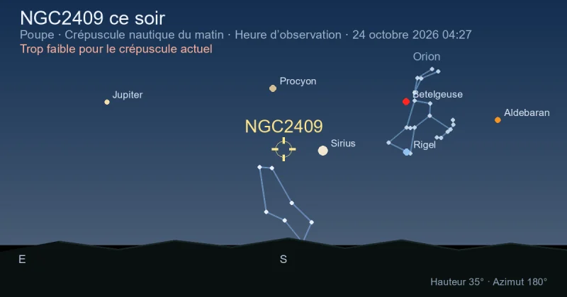 NGC2409 ce soir