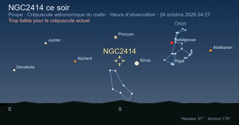 NGC2414 ce soir