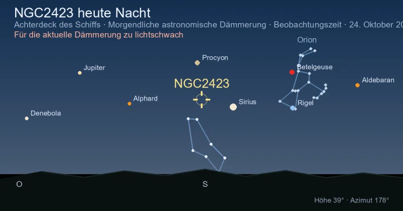 NGC2423 heute Nacht