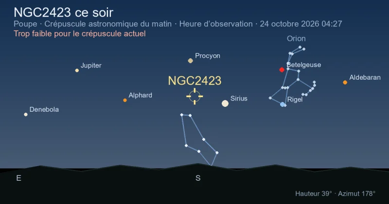 NGC2423 ce soir