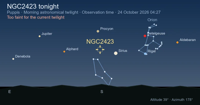 NGC2423 tonight