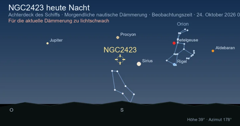 NGC2423 heute Nacht