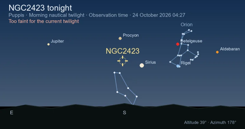 NGC2423 tonight