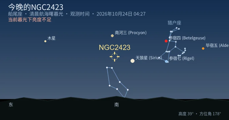 今晚的NGC2423