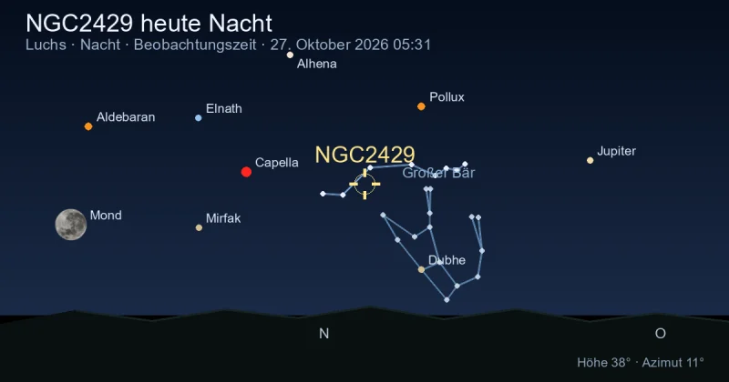 NGC2429 heute Nacht