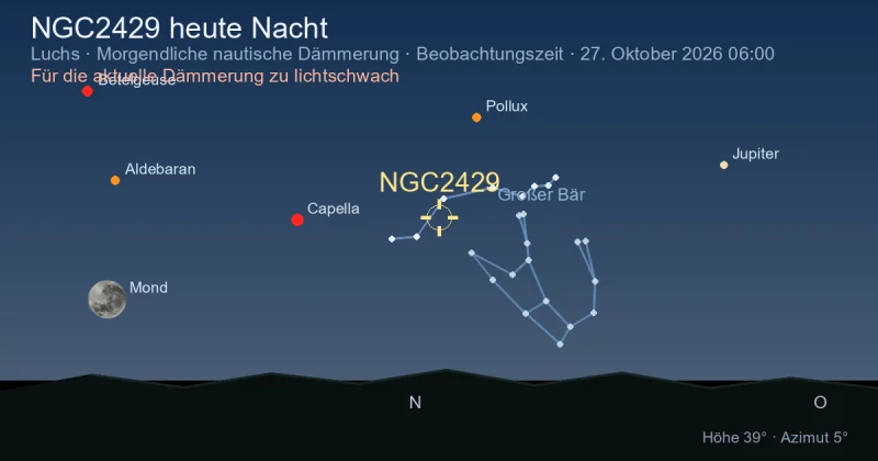 NGC2429 heute Nacht