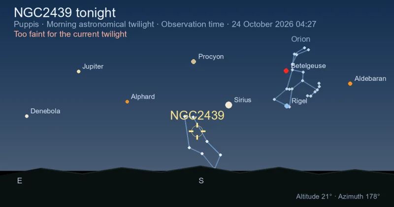 NGC2439 tonight