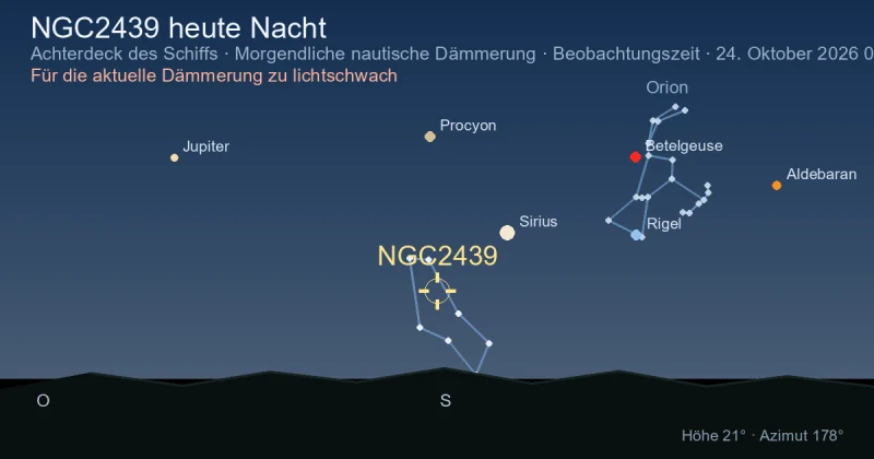 NGC2439 heute Nacht