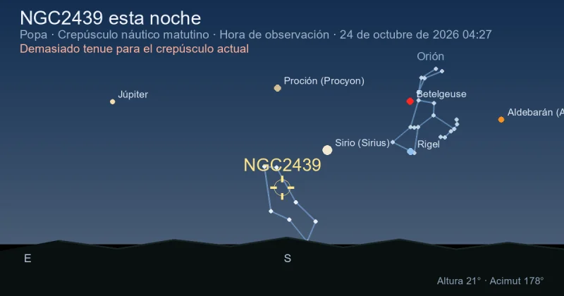 NGC2439 esta noche