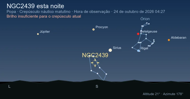 NGC2439 esta noite