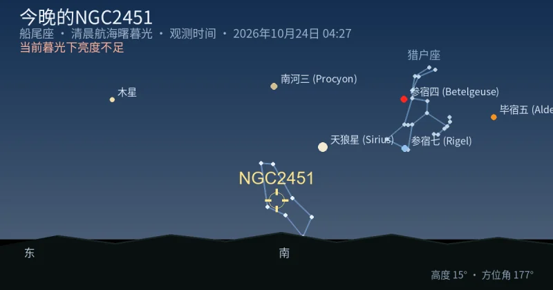 今晚的NGC2451
