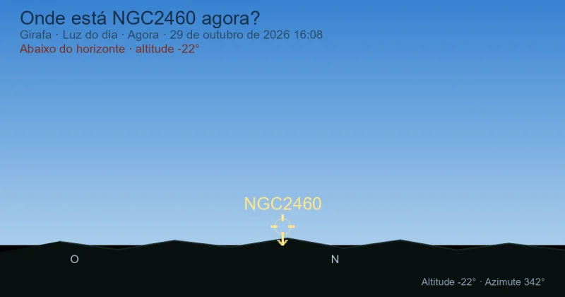 Onde está NGC2460 agora?