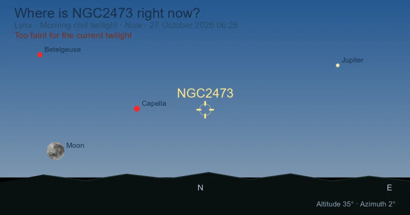 Where is NGC2473 right now?