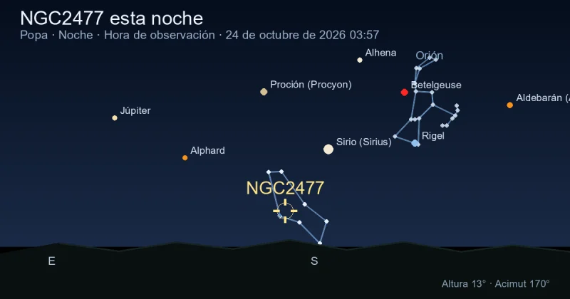 NGC2477 esta noche