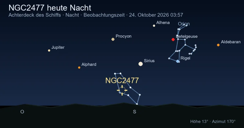 NGC2477 heute Nacht