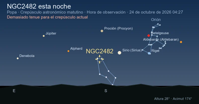 NGC2482 esta noche