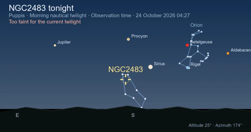 NGC2483 tonight