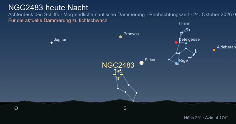 NGC2483 heute Nacht
