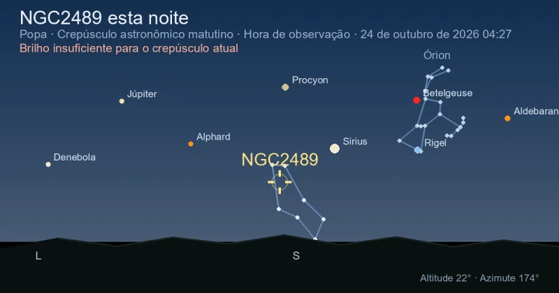 NGC2489 esta noite