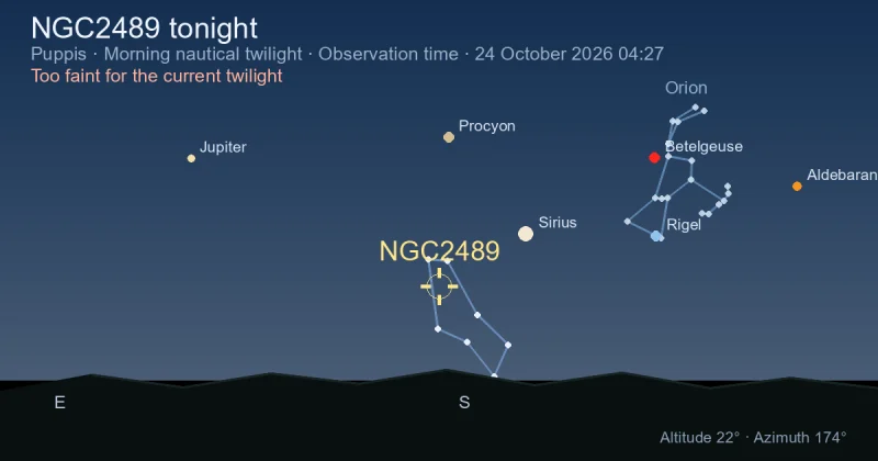 NGC2489 tonight