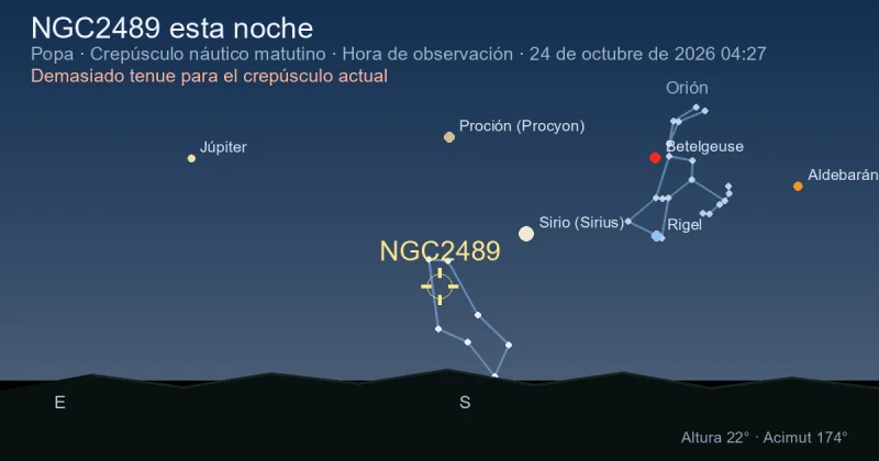 NGC2489 esta noche