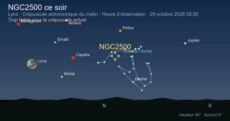 NGC2500 ce soir