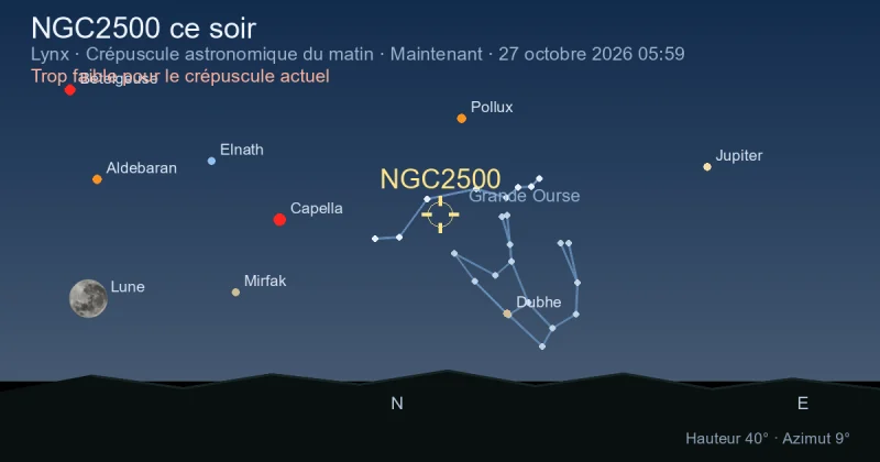 NGC2500 ce soir
