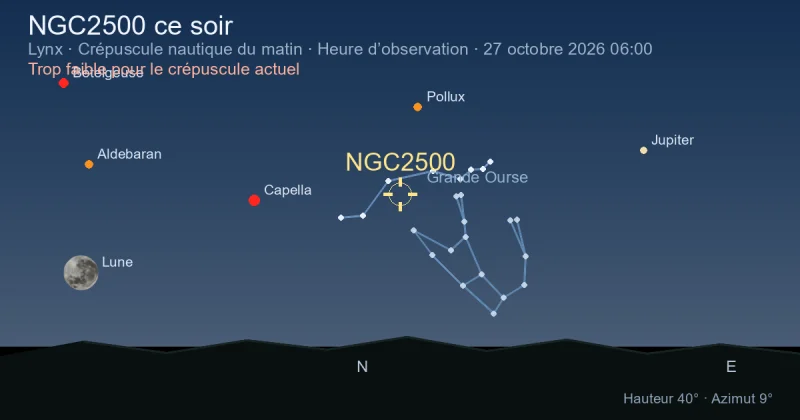 NGC2500 ce soir